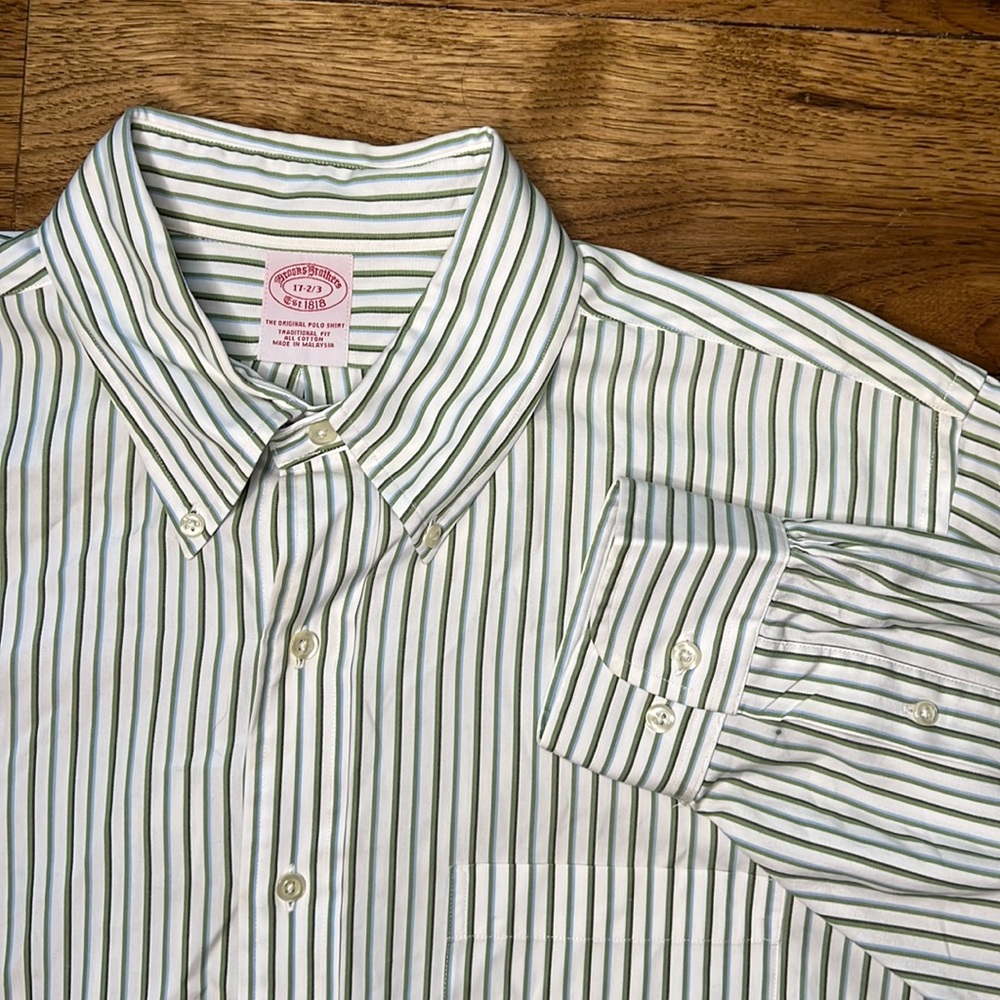 Brooks Brothers 1818 Button Down 17-2/3